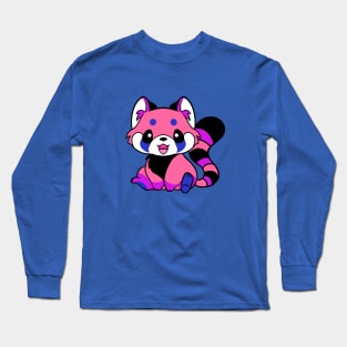 Genderfluid Pride Red Panda Long Sleeve T-Shirt